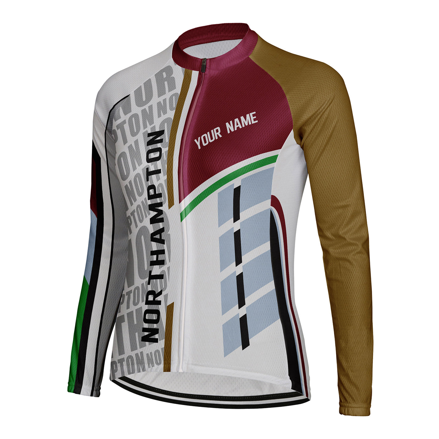 Personalize Northampton Women's Cycling Jersey Long Sleeve