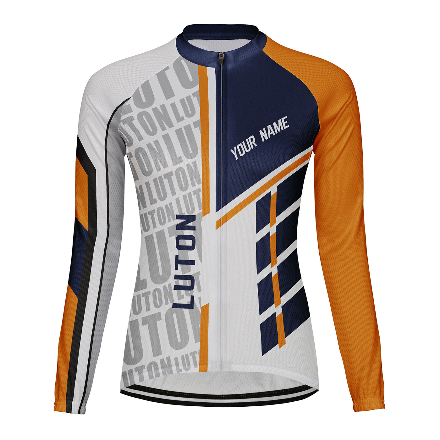 Personalize Luton Women's Cycling Jersey Long Sleeve