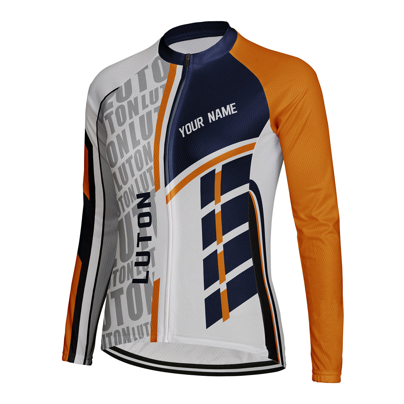 Personalize Luton Women's Cycling Jersey Long Sleeve