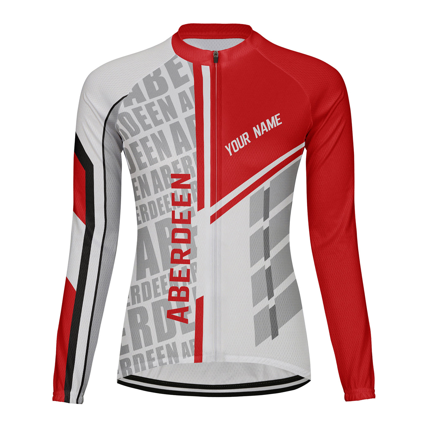 Personalize Aberdeen Women's Cycling Jersey Long Sleeve