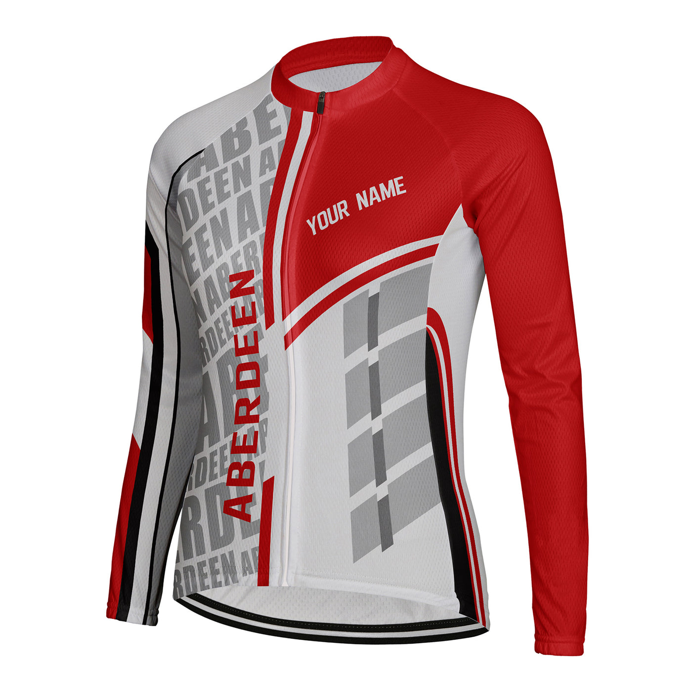 Personalize Aberdeen Women's Cycling Jersey Long Sleeve
