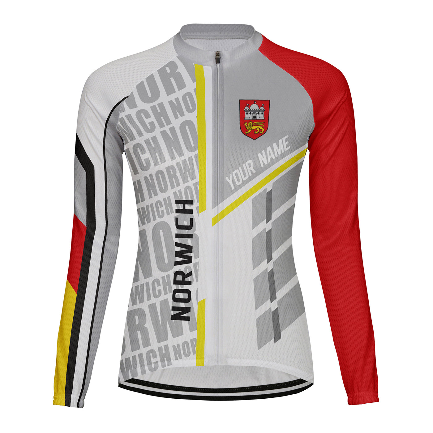 Personalize Norwich Women's Cycling Jersey Long Sleeve