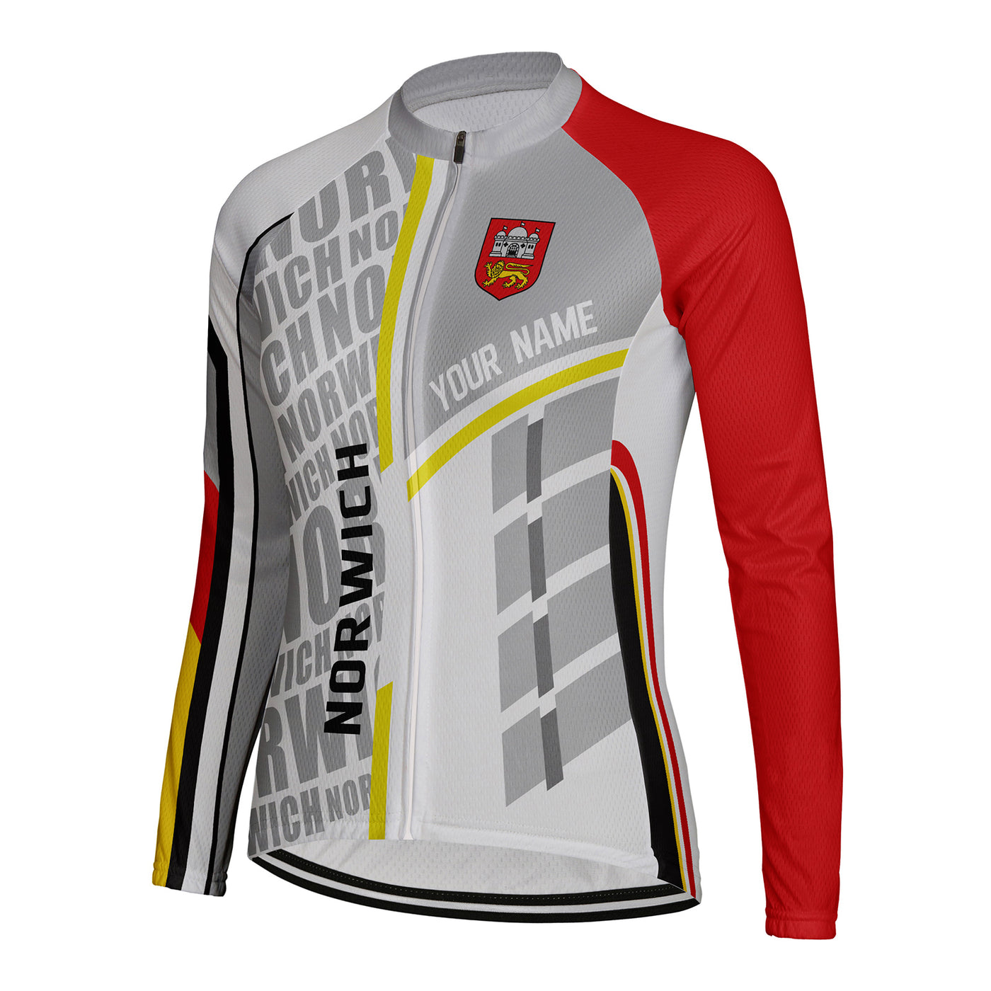 Personalize Norwich Women's Cycling Jersey Long Sleeve