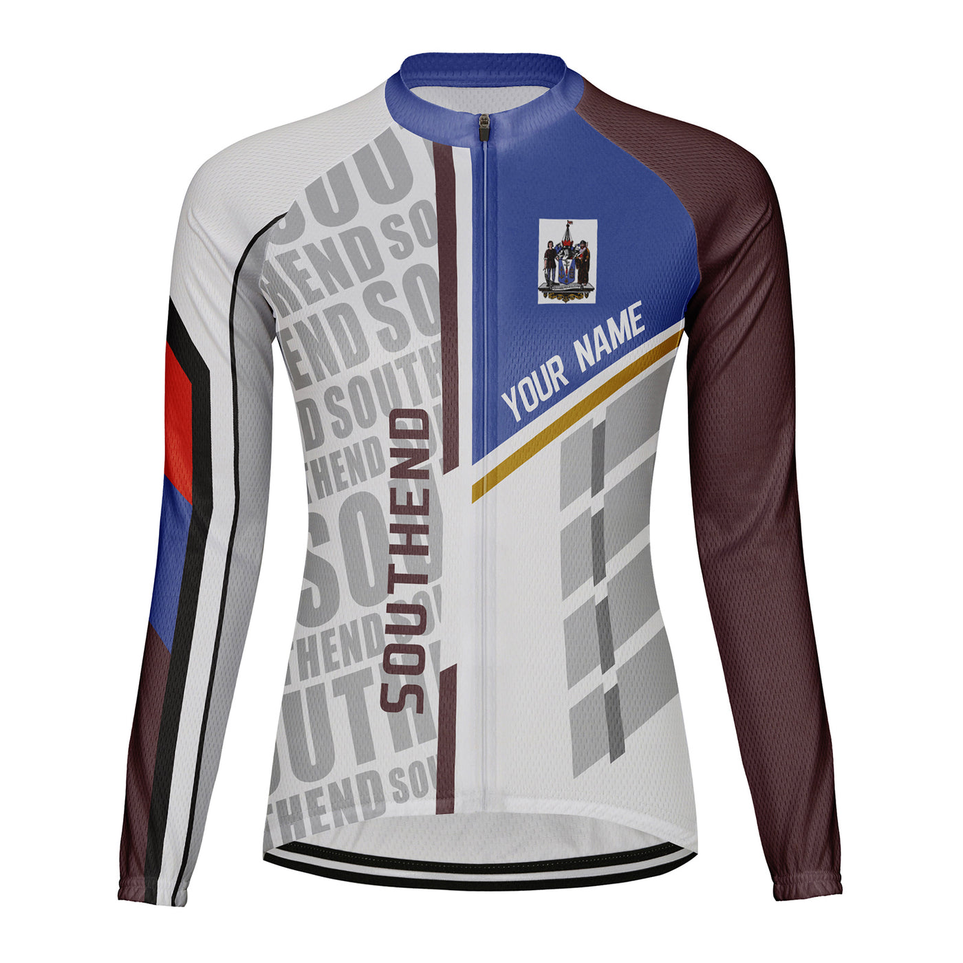 Personalize Southend Women's Cycling Jersey Long Sleeve