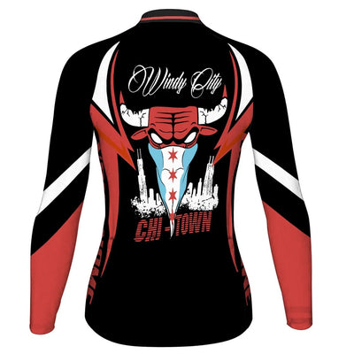 Customized Chicago Women's Cycling Jersey Long Sleeve