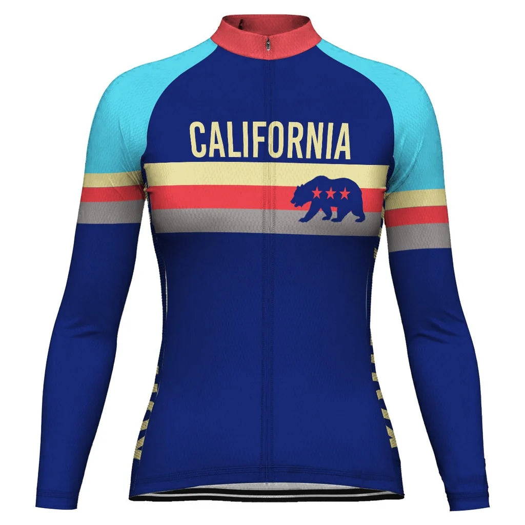Customize California Women's Cycling Jersey Long Sleeve