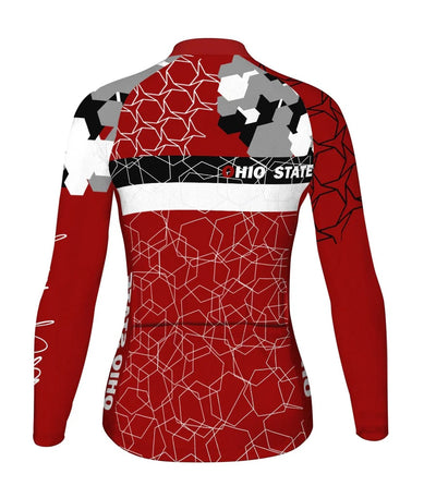 Personalize Ohio Women's Cycling Jersey Long Sleeve