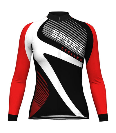 Customized Crazy Women's Cycling Jersey Long Sleeve