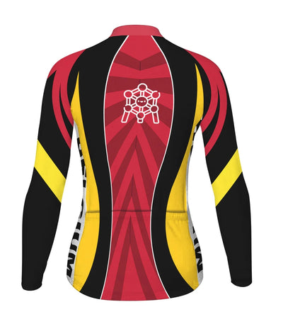 Customized Belgium Women's Cycling Jersey Long Sleeve