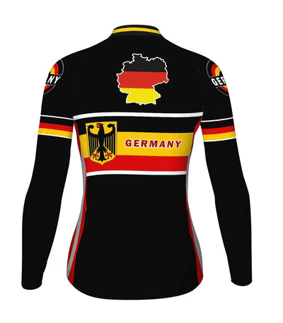 Customized Germany Women's Cycling Jersey Long Sleeve