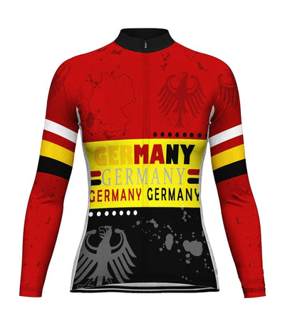 Customized Germany Women's Cycling Jersey Long Sleeve