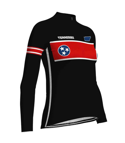 Personalize Tennessee Women's Cycling Jersey Long Sleeve