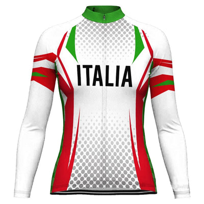 Personalize Italia Women's Cycling Jersey Long Sleeve