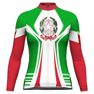 Personalize Italia Women's Cycling Jersey Long Sleeve