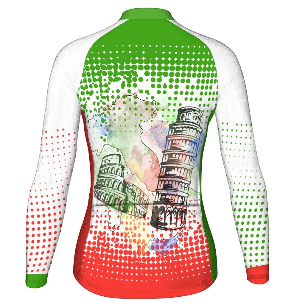 Personalize Italia Women's Cycling Jersey Long Sleeve