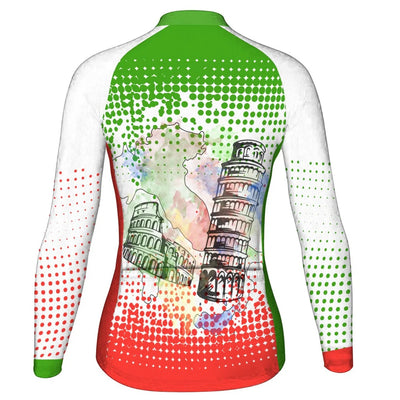 Personalize Italia Women's Cycling Jersey Long Sleeve