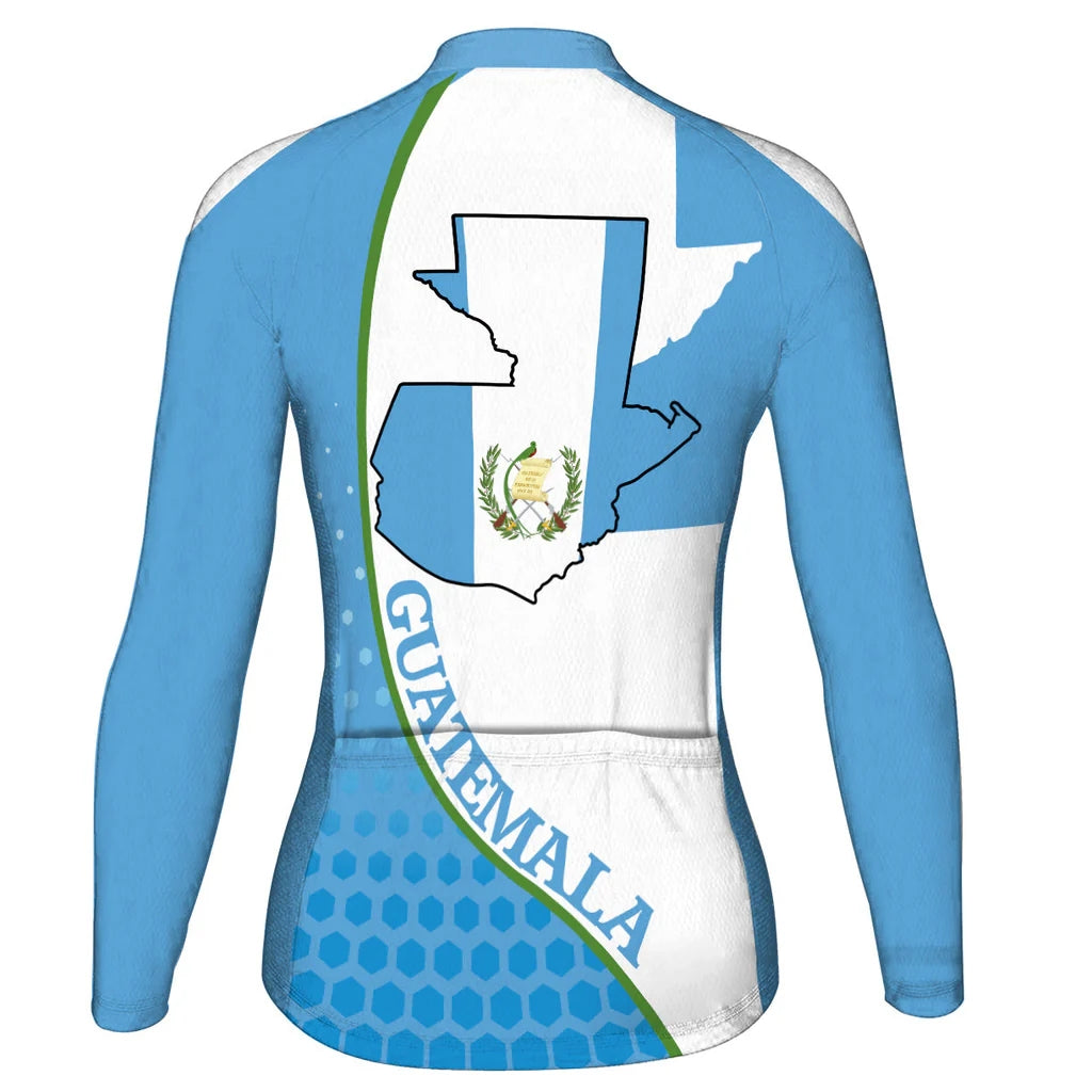 Customized Guatemala Women's Cycling Jersey Long Sleeve
