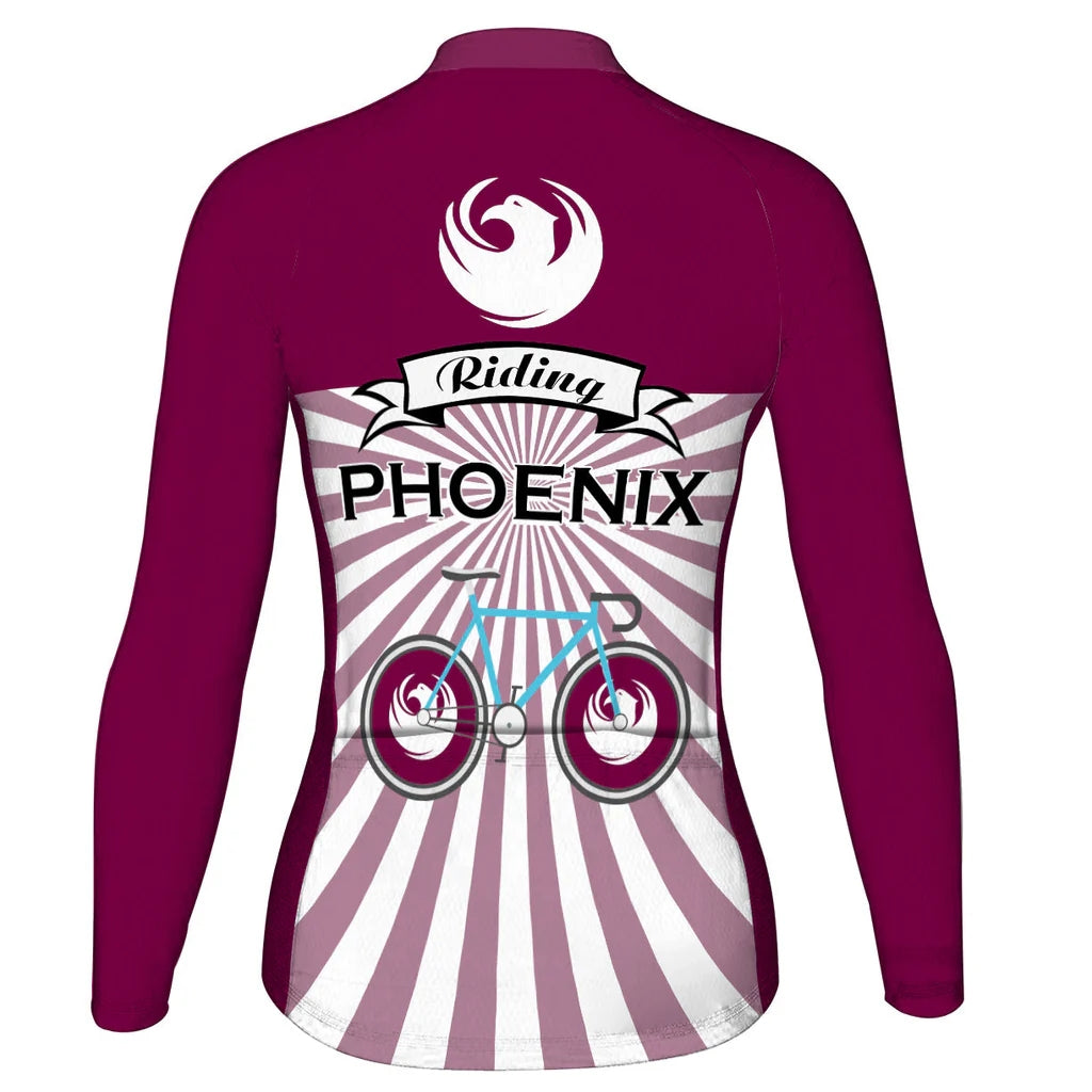 Customized Phoenix Women's Cycling Jersey Long Sleeve