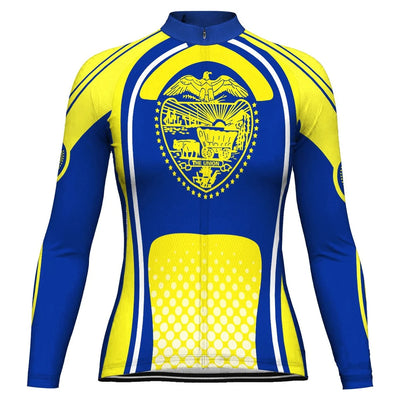 Personalize Oregon Women's Cycling Jersey Long Sleeve