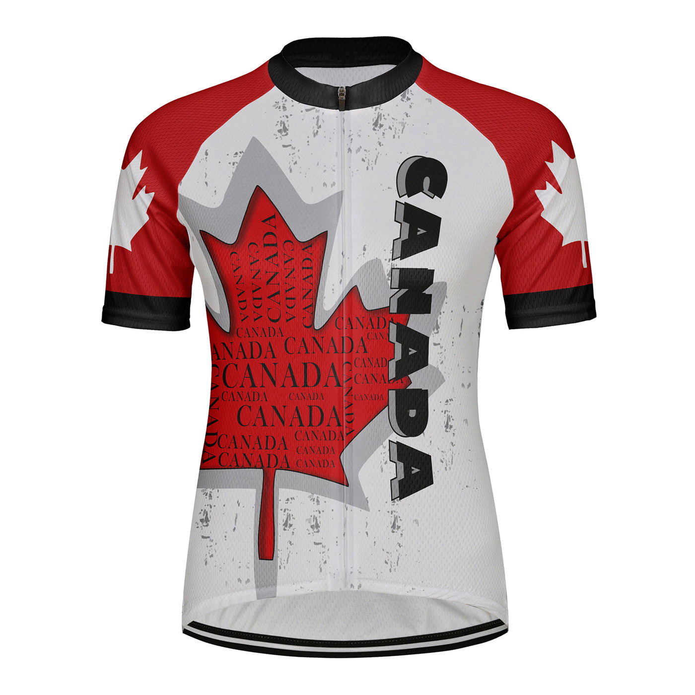 Customized Canada Women's Cycling Jersey Short Sleeve