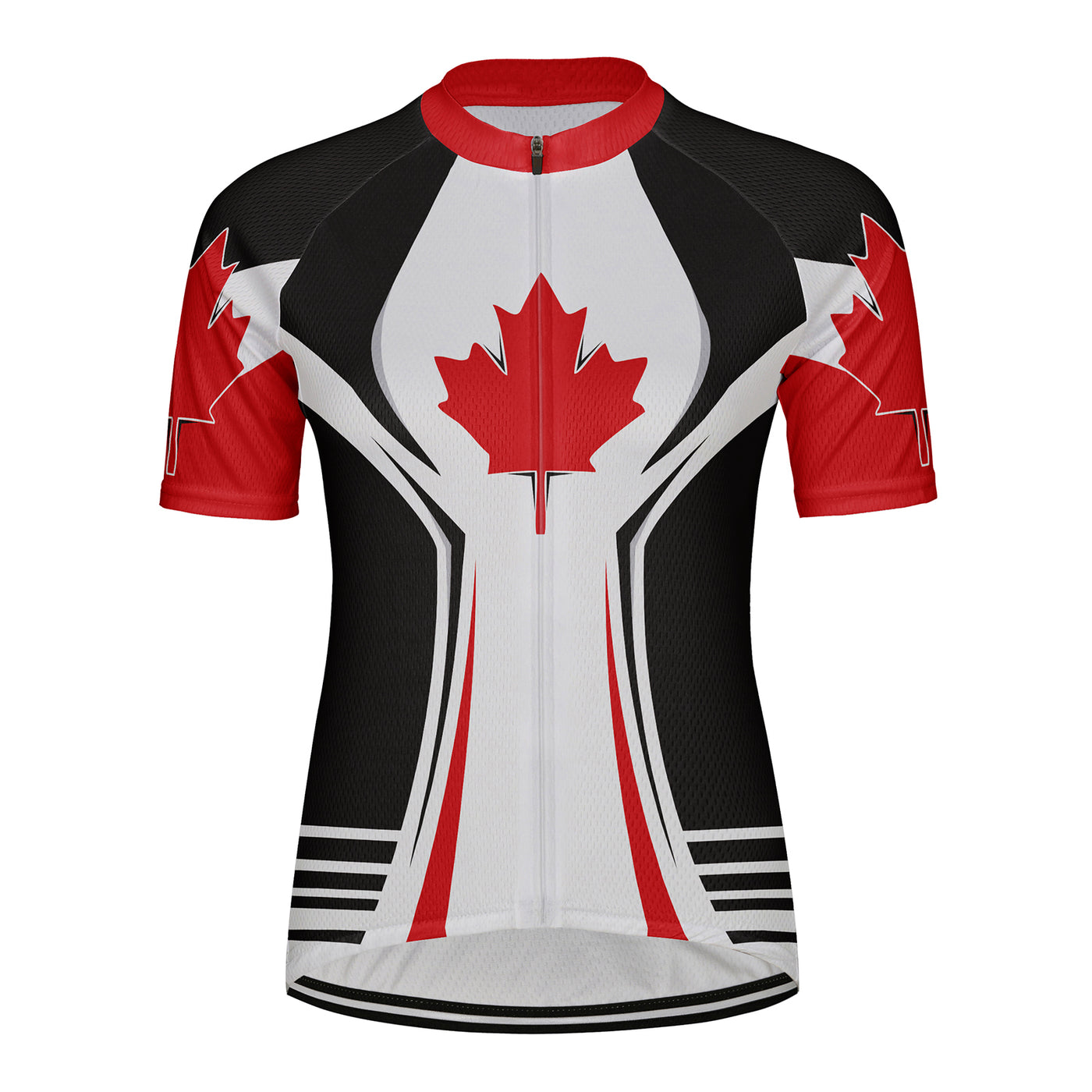 Customized Canada Women's Cycling Jersey Short Sleeve