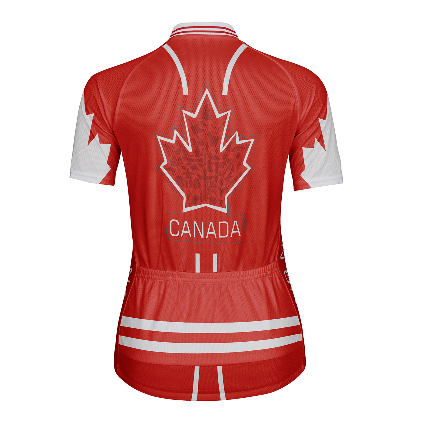 Customized Canada Women's Cycling Jersey Short Sleeve