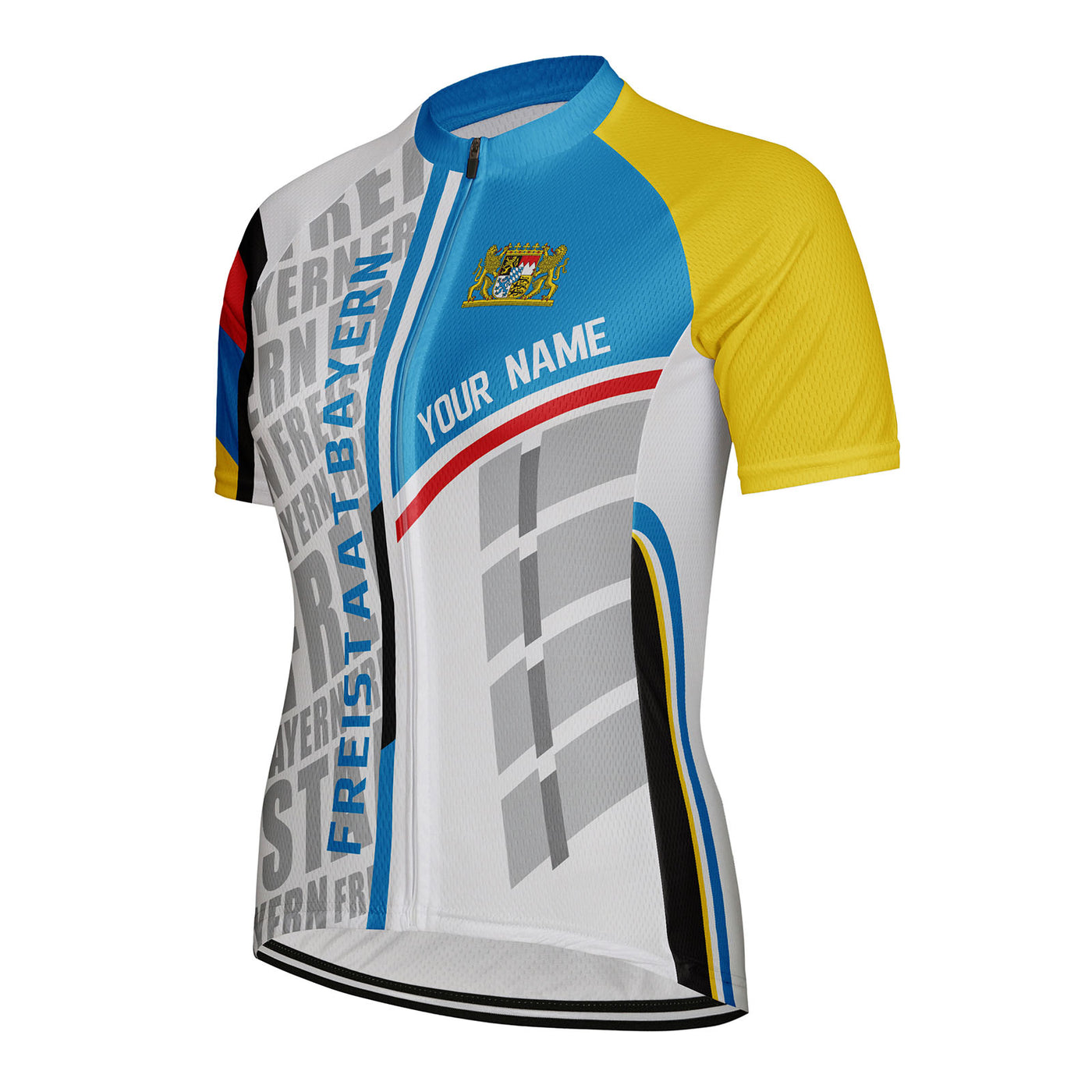 Customized Freistaat Bayern Women's Cycling Jersey Short Sleeve