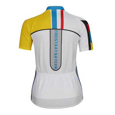 Customized Freistaat Bayern Women's Cycling Jersey Short Sleeve