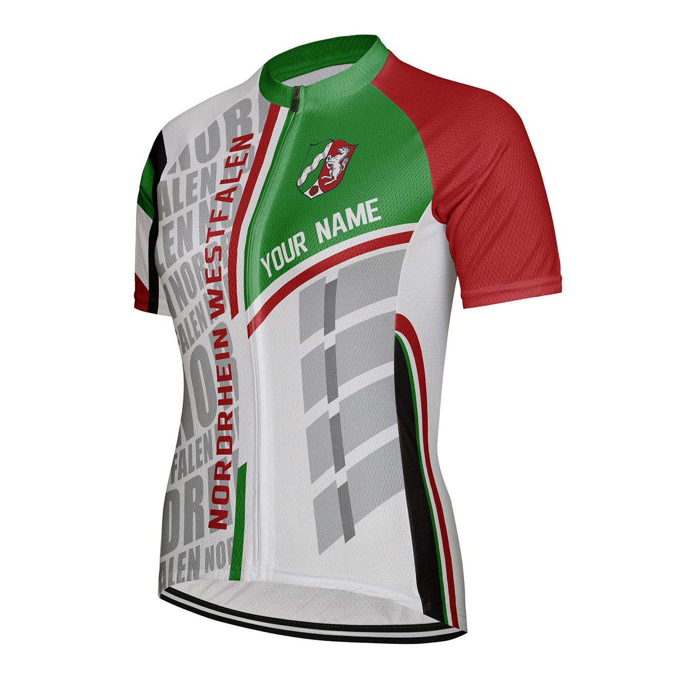 Customized Nordrhein Westfalen Women's Cycling Jersey Short Sleeve