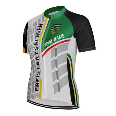 Customized Freistaat Sachsen Women's Cycling Jersey Short Sleeve