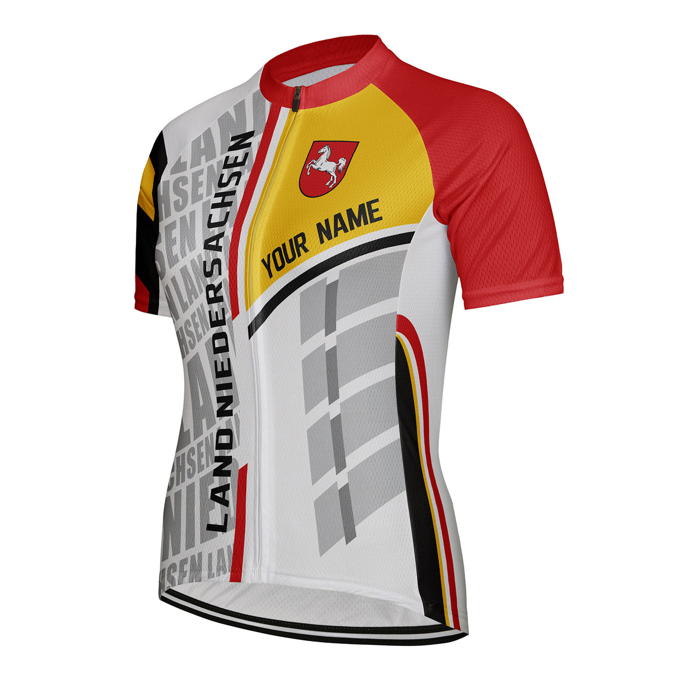 Customized Land Niedersachsen Women's Cycling Jersey Short Sleeve