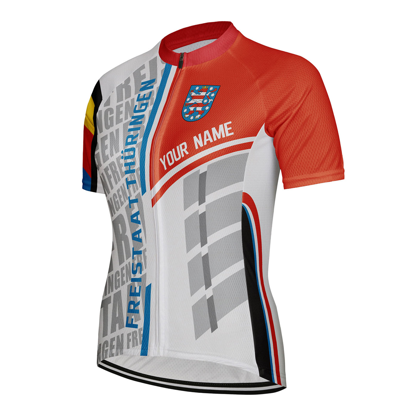 Customized Freistaat Thüringen Women's Cycling Jersey Short Sleeve