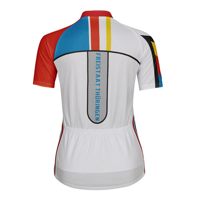 Customized Freistaat Thüringen Women's Cycling Jersey Short Sleeve