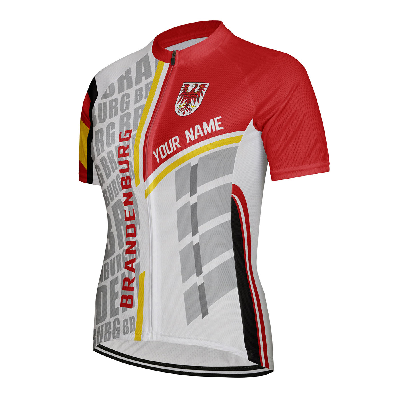 Customized Brandenburg Women's Cycling Jersey Short Sleeve