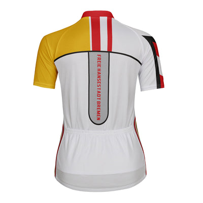 Customized Freie Hansestadt Bremen Women's Cycling Jersey Short Sleeve