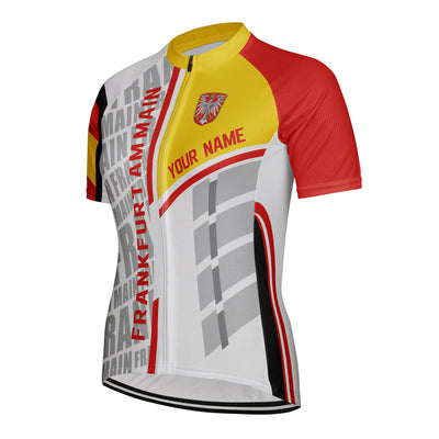 Customized Frankfurt am Main Women's Cycling Jersey Short Sleeve