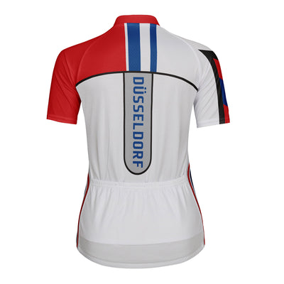Customized Düsseldorf Women's Cycling Jersey Short Sleeve