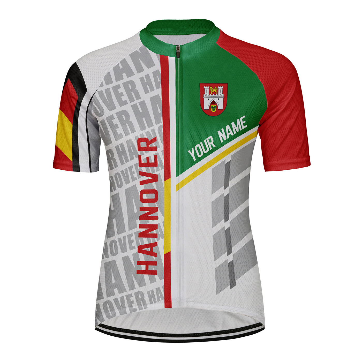 Customized Hannover Women's Cycling Jersey Short Sleeve