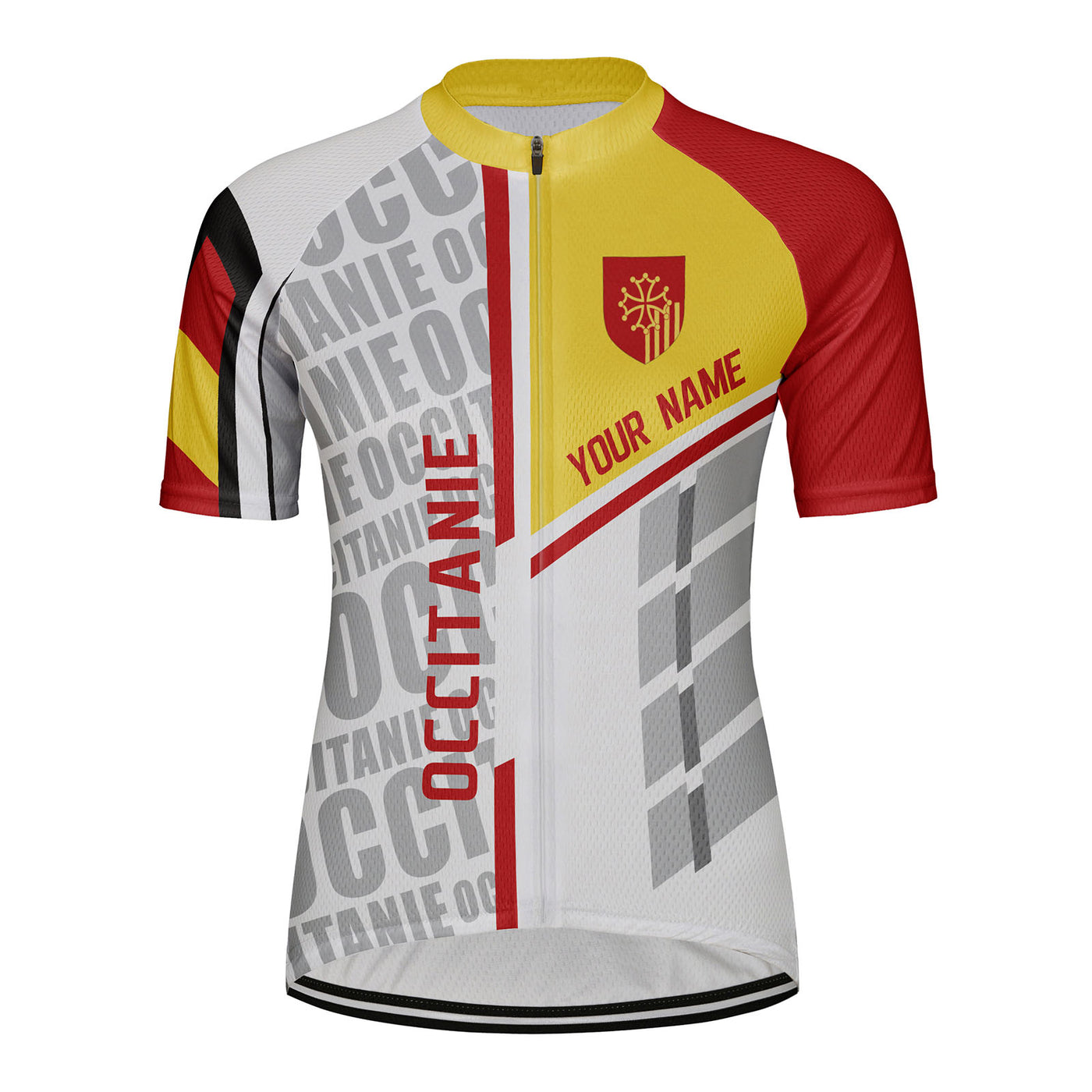 Customized Occitanie Women's Cycling Jersey Short Sleeve