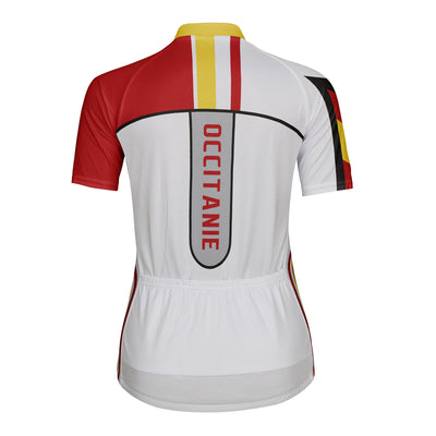 Customized Occitanie Women's Cycling Jersey Short Sleeve