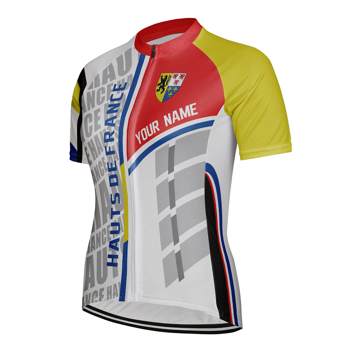 Customized Hauts de France Women's Cycling Jersey Short Sleeve