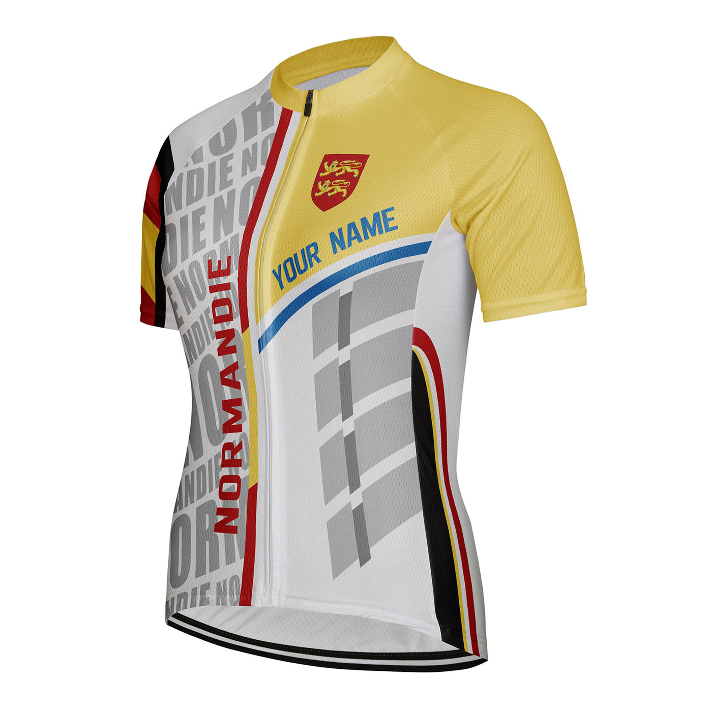Customized Normandie Women's Cycling Jersey Short Sleeve