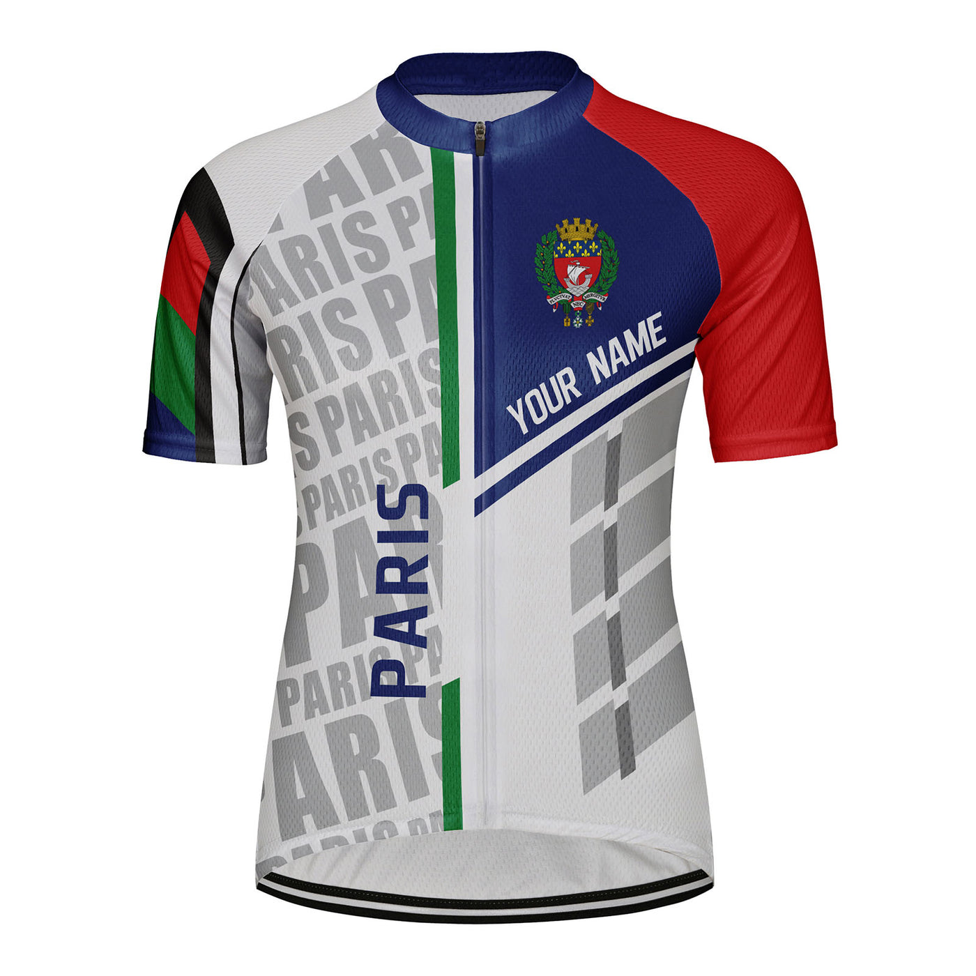 Customized Paris Women's Cycling Jersey Short Sleeve