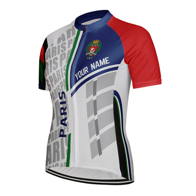 Customized Paris Women's Cycling Jersey Short Sleeve