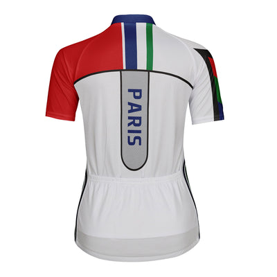 Customized Paris Women's Cycling Jersey Short Sleeve