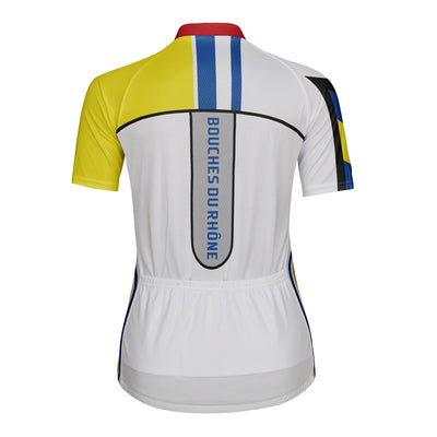 Customized Bouches Du Rhône Women's Cycling Jersey Short Sleeve