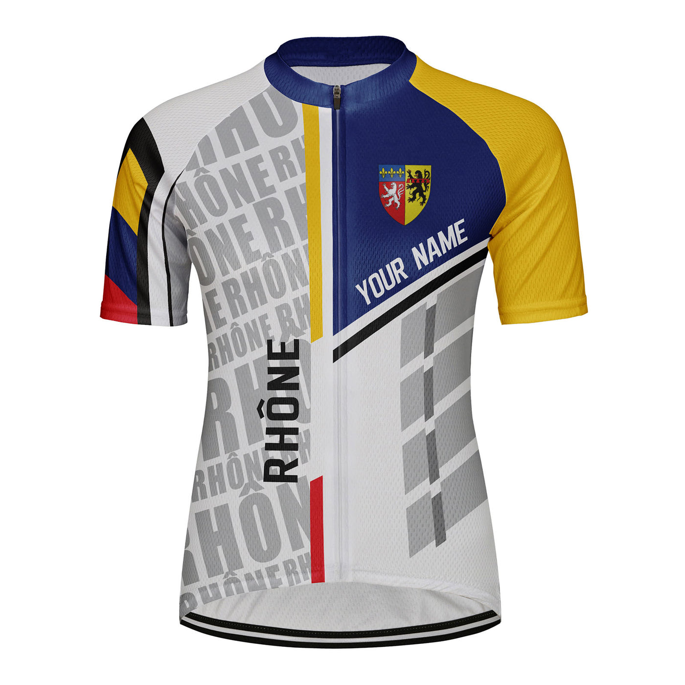 Customized Rhône Women's Cycling Jersey Short Sleeve