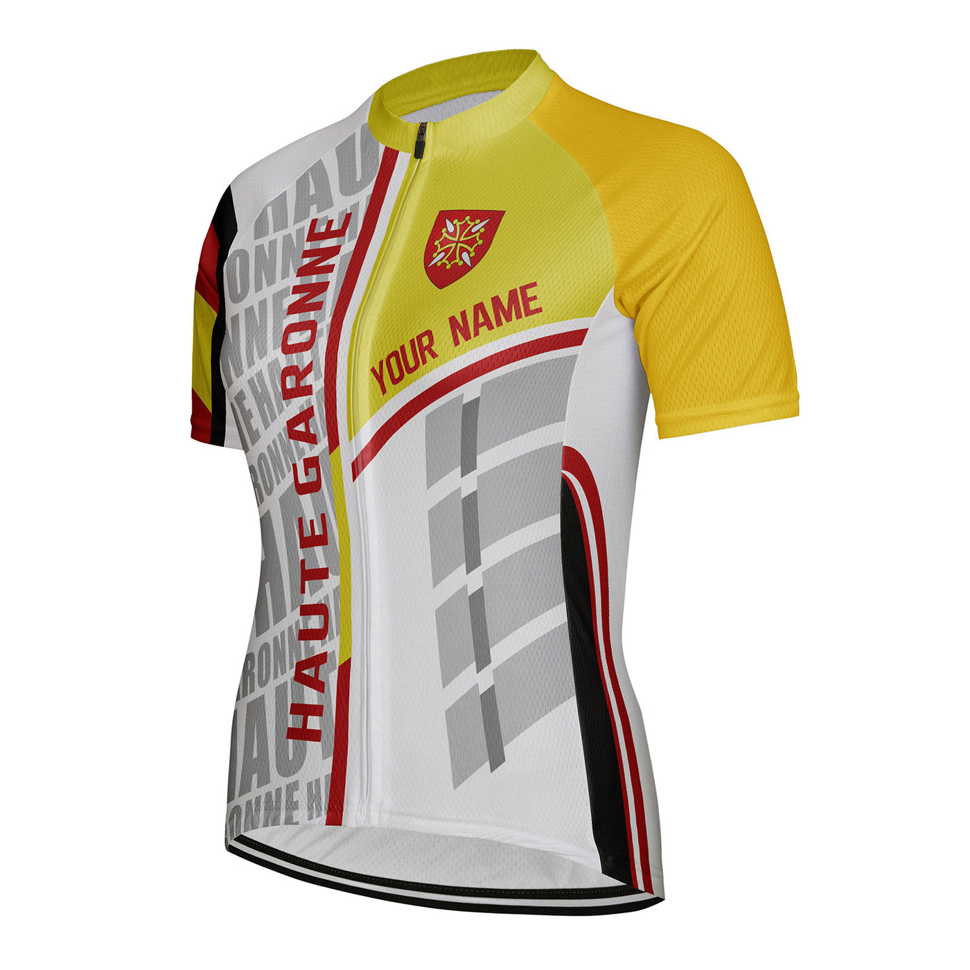 Customized Haute Garonne Women's Cycling Jersey Short Sleeve