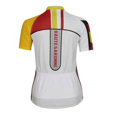 Customized Haute Garonne Women's Cycling Jersey Short Sleeve