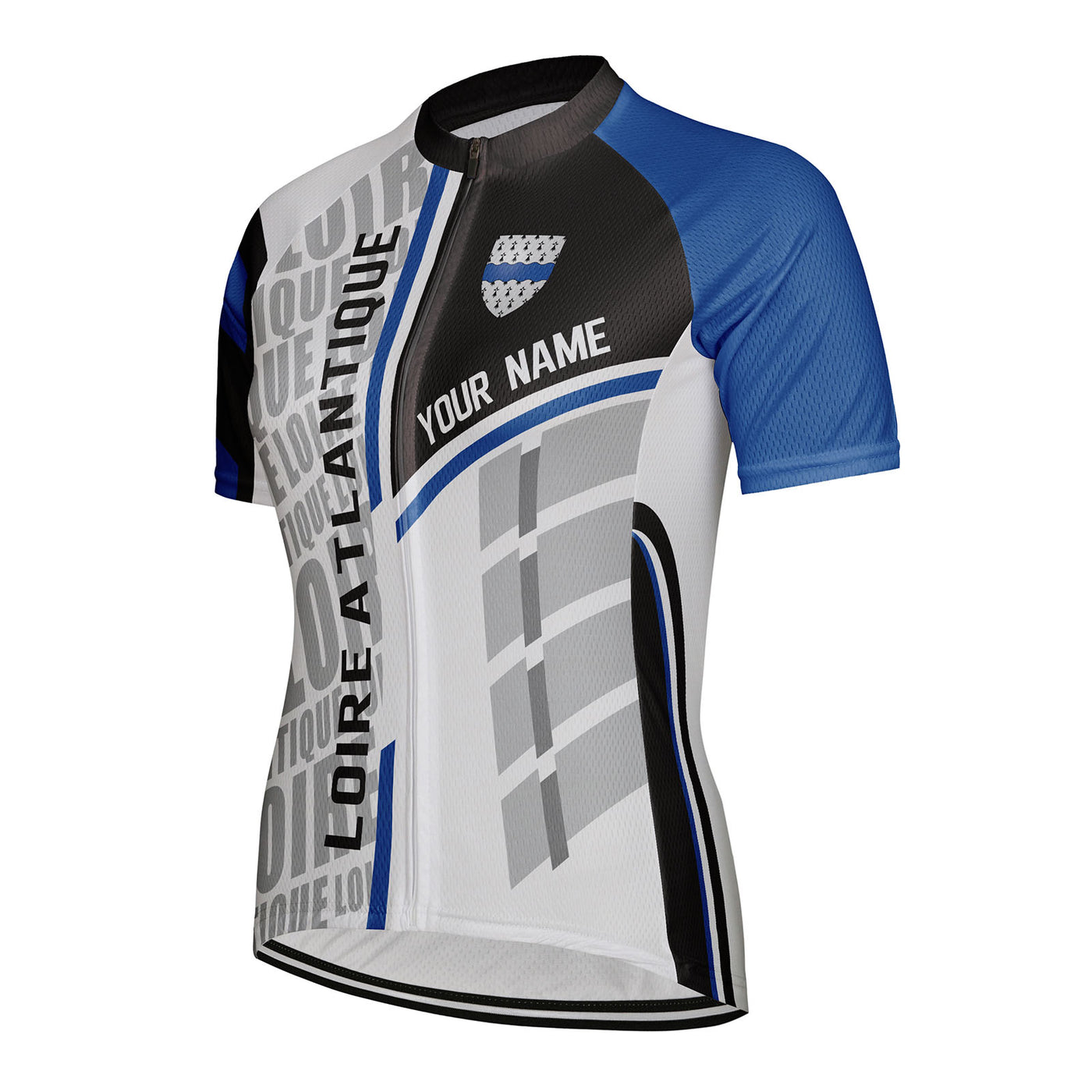 Customized Loire Atlantique Women's Cycling Jersey Short Sleeve